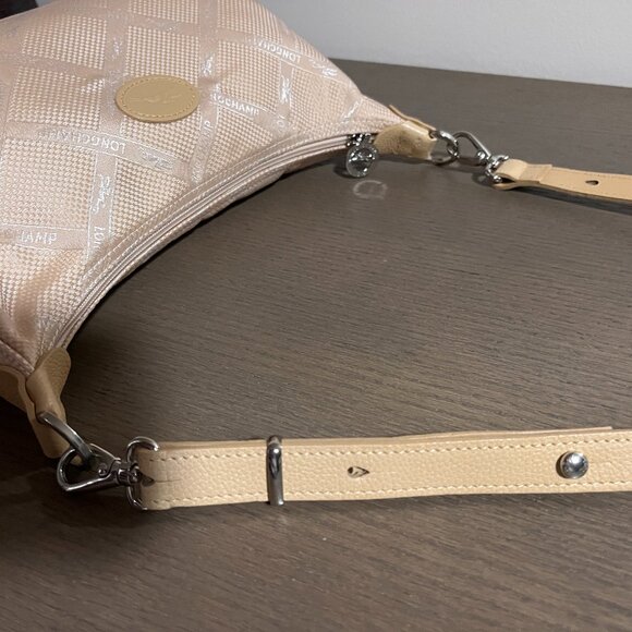 Longchamp Canvas/Leather Crossbody Bag with Removable, Adjustable Strap - Picture 2 of 7